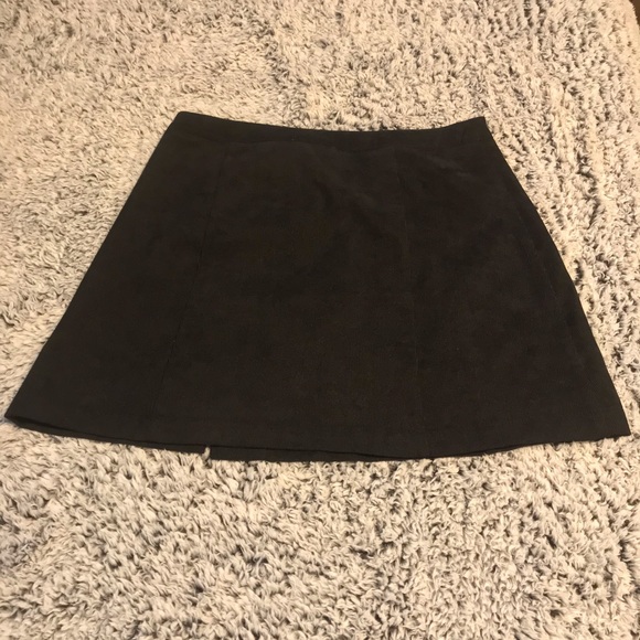 Black Corduroy Skirt - Picture 3 of 3